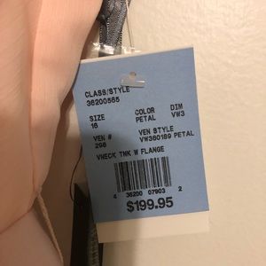 Vera Wang bridesmaid dress from David’s Bridal